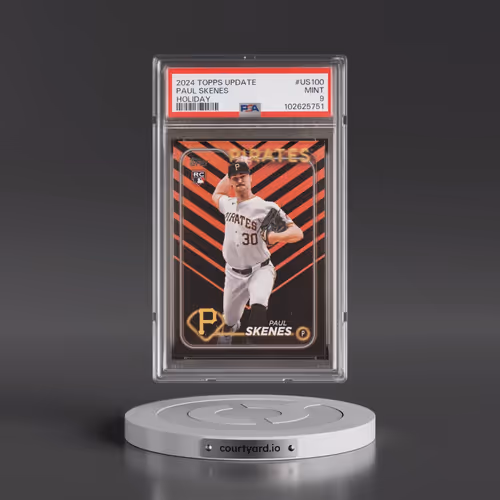 2024 Topps Update #US100 Paul Skenes - Holiday (PSA 9 MINT)