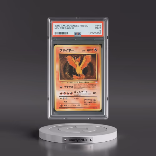 1997 Pokémon Fossil #146 Moltres - Holo (PSA 9 MINT)
