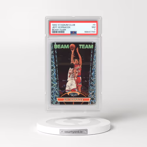 1992 Stadium Club Beam Team #9 Jeff Hornacek (PSA 7 NM)
