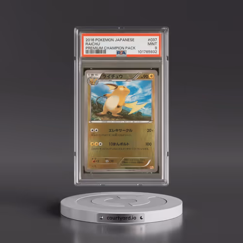 2016 Pokémon Premium Champion Pack #037 Raichu (PSA 9 MINT)