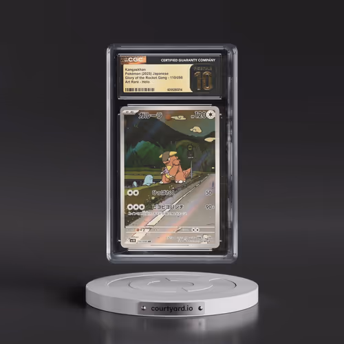 2025 Pokémon SV10-Glory of Team Rocket #110 Kangaskhan - Art Rare (CGC 10 PRISTINE)