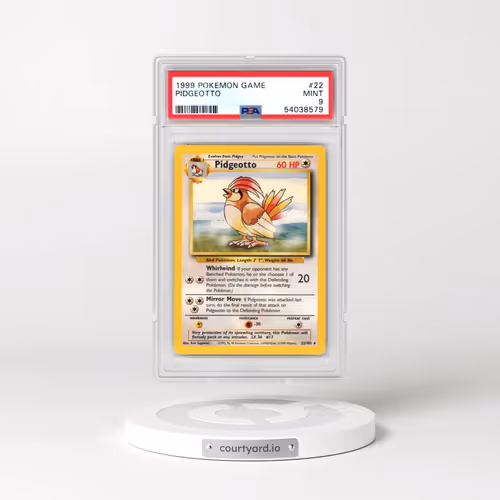 1999 Pokémon Game #22 Pidgeotto (PSA 9 MINT)