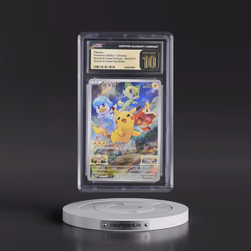 2022 Scarlet & Violet Promos - Traditional #001/SV-P Pikachu - Scarlet & Violet Pre-Order (Holo)
