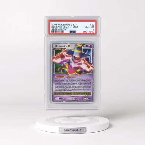 2008 Pokémon Diamond & Pearl Stormfront #96 Dusknoir LV.X - Holo (PSA 8 NM-MT)