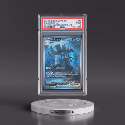 2023 Pokémon Par EN-Paradox Rift #246 Golisopod EX - Holo Special Illustration Rare (PSA 9 MINT)