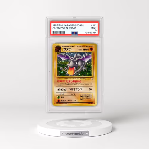 1997 Pokémon Fossil #142 Aerodactyl - Holo (PSA 9 MINT)
