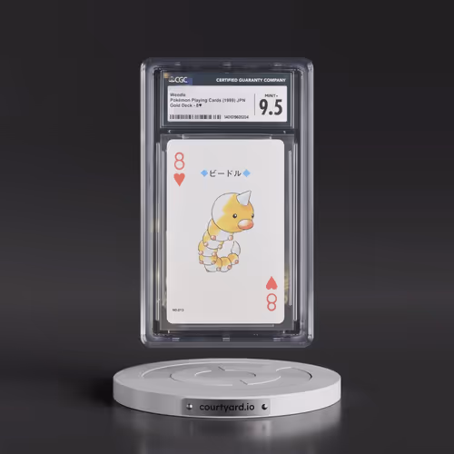 1999 Gold Deck (Ho-Oh Back) #8§ Weedle (CGC 9.5 MINT+)