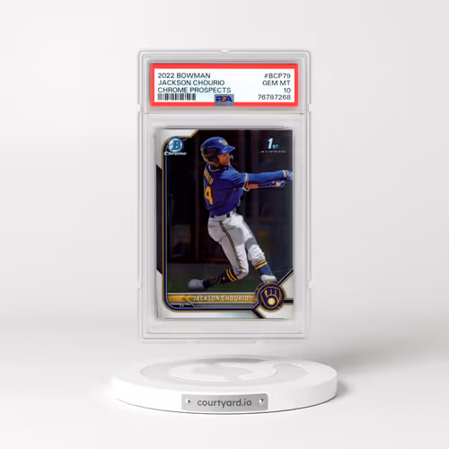 2022 Bowman Chrome Prospects #BCP79 Jackson Chourio (PSA 10 GEM MINT)