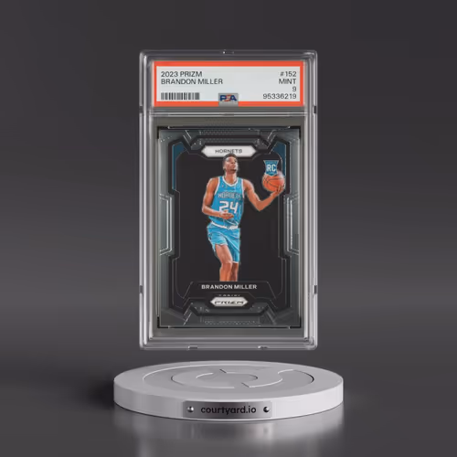 2023 Panini Prizm #152 Brandon Miller (PSA 9 MINT)