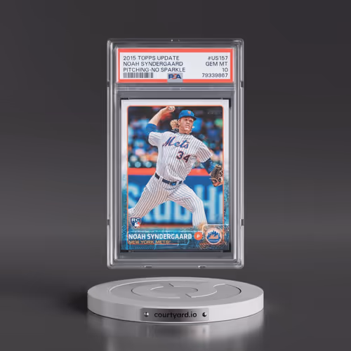 2015 Topps Update #US157 Noah Syndergaard - Pitching-No Sparkle (PSA 10 GEM MINT)
