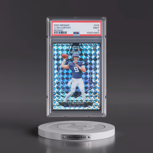 2024 Panini Mosaic #310 JJ McCarthy - Mosaic (PSA 9 MINT)