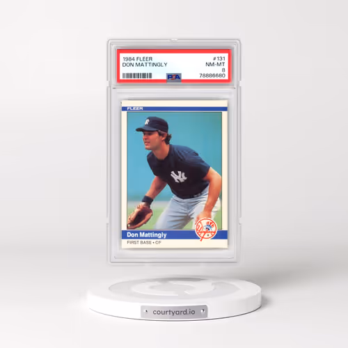 1984 Fleer #131 Don Mattingly (PSA 8 NM-MT)
