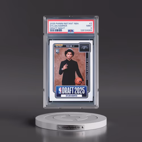 2025 Panini Instant NBA Draft Night #2 Dylan Harper (PSA 9 MINT)