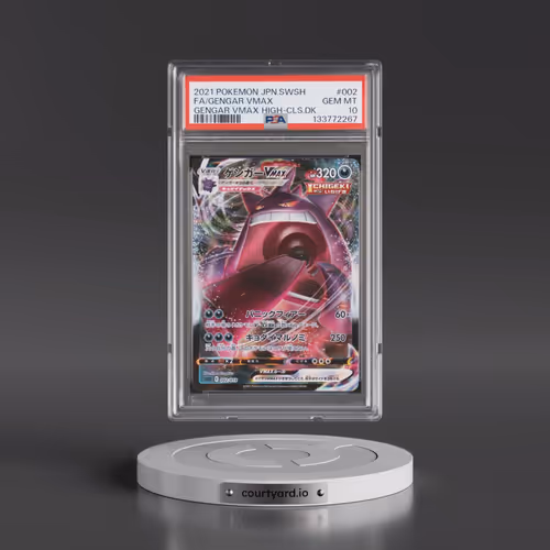 2021 Pokémon Sword & Shield Gengar Vmax High-Class Deck #002 Gengar Vmax - Full Art (PSA 10 GEM MINT