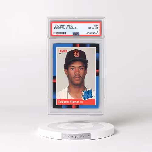 1988 Donruss #34 Roberto Alomar (PSA 10 GEM MINT)