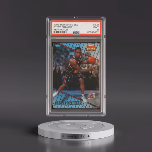 1999 Bowman's Best #102 Steve Francis - Refractor (PSA 9 MINT)