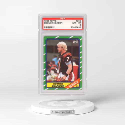 1986 Topps #255 Boomer Esiason (PSA 8 NM-MT)