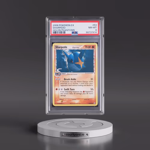2006 Pokémon EX Holon Phantoms #53 Sharpedo (PSA 8 NM-MT)