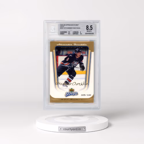 2005 Upper Deck MVP Gold #394 Alexander Ovechkin (BGS 8.5 NM-MT+)