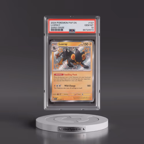 2024 Pokémon Paf EN-Paldean Fates #137 Luxray - Shiny Rare (PSA 10 GEM MINT)