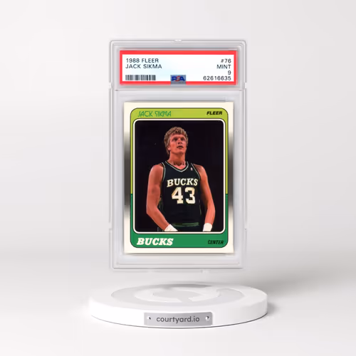 1988 Fleer #76 Jack Sikma (PSA 9 MINT)