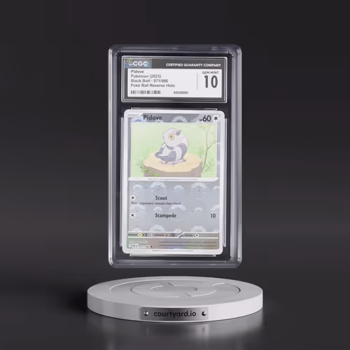 2025 Black Bolt - BLK EN #071/086 Pidove - Reverse Holo Poké Ball (CGC 10 GEM MINT)