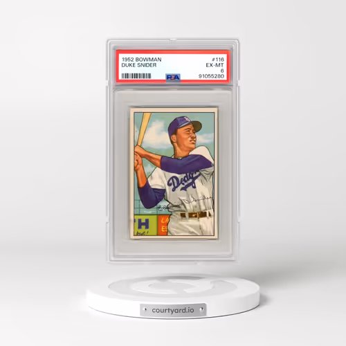 1952 Bowman #116 Duke Snider (PSA 6 EX-MT)