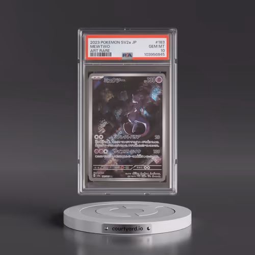 2023 Pokémon Sv2a-Pokemon 151 #183 Mewtwo - Art Rare (PSA 10 GEM MINT)