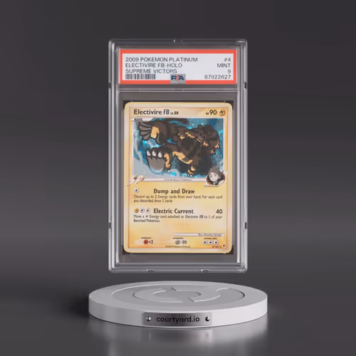2009 Pokémon Platinum Supreme Victors #4 Electivire FB - Holo (PSA 9 MINT)