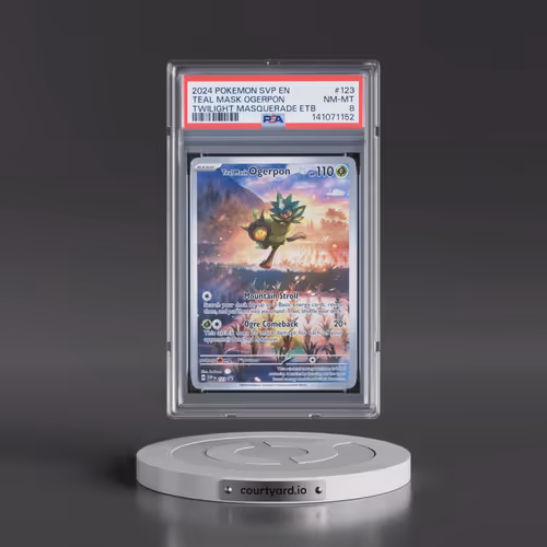 2024 Pokémon Svp EN-SV Black Star Promo #123 Teal Mask Ogerpon - Twilight Masquerade Elite Trainer B
