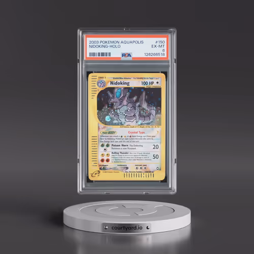 2003 Pokémon Aquapolis #150 Nidoking - Holo (PSA 6 EX-MT)