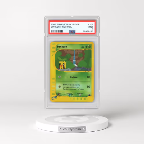 2003 Pokémon Skyridge #106 Sunkern - Reverse Foil (PSA 9 MINT)