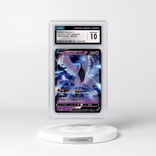 2021 VMAX Climax #060/184 Galarian Articuno V - Holo (CGC 10 GEM MINT)