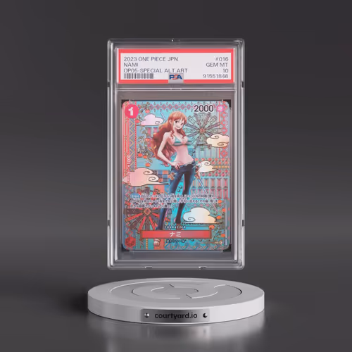 2023 One Piece Japanese OP05-Awakening of the New Era #016 Nami - Special Alternate Art (PSA 10 GEM