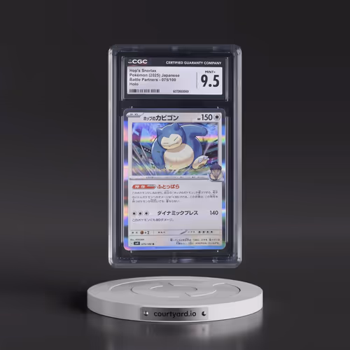2025 Battle Partners - sv9 #075/100 Hop's Snorlax - Holo (CGC 9.5 MINT+)
