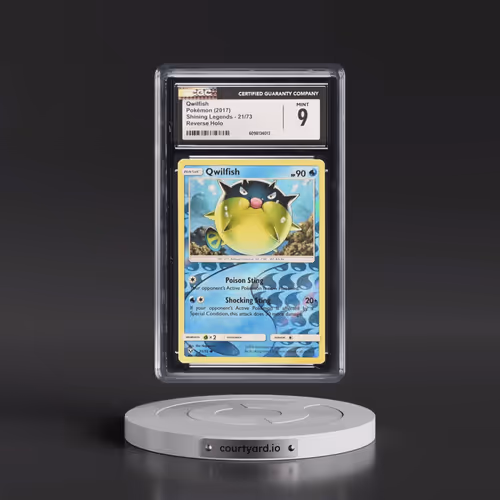 2017 Shining Legends #21/73 Qwilfish - Reverse Holo (CGC 9 MINT)