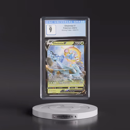 2021 Shining Fates #009/072 Dhelmise V - Holo (CGC 9 MINT)