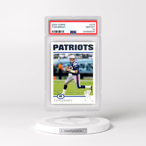 2004 Topps #275 Tom Brady (PSA 10 GEM MINT)
