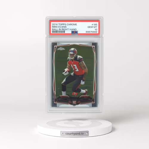 2014 Topps Chrome #185 Mike Evans - Ball in Right Hand (PSA 10 GEM MINT)