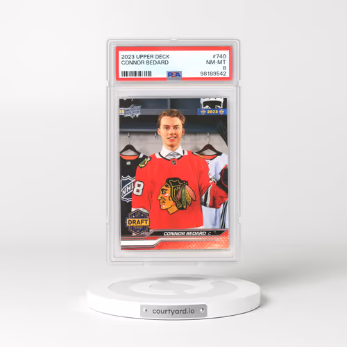 2023 Upper Deck #740 Connor Bedard (PSA 8 NM-MT)
