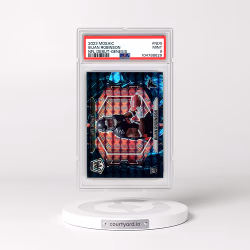 2023 Panini Mosaic NFL Debut #ND9 Bijan Robinson - Genesis (PSA 9 MINT)