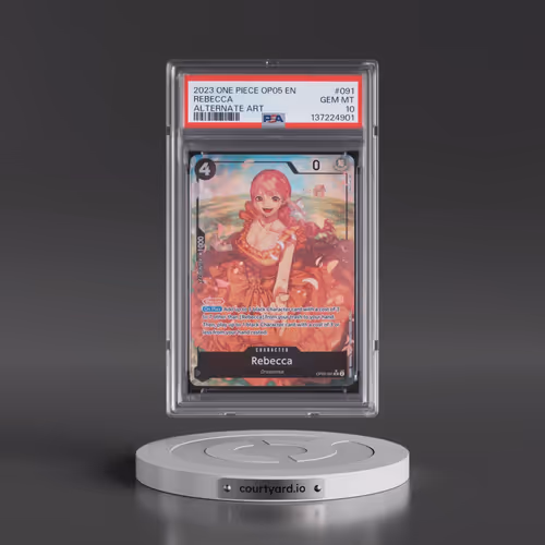 2023 One Piece Awakening of the New Era #091 Rebecca - Alternate Art (PSA 10 GEM MINT)
