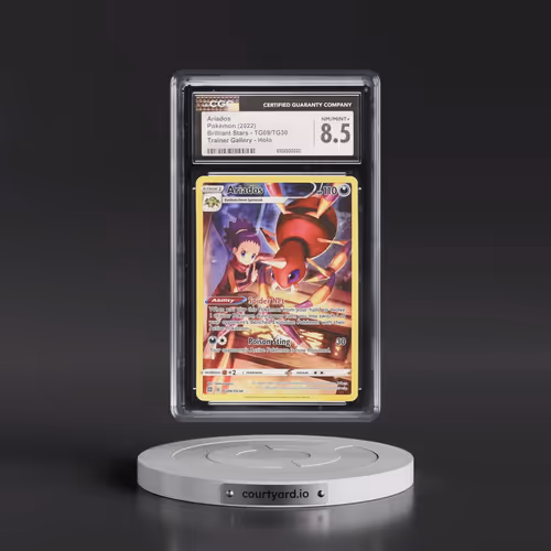 2022 Brilliant Stars #TG09/TG30 Ariados - Trainer Gallery Holo (CGC 8.5 NM-MT+)
