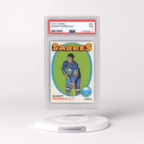 1971 Topps #60 Gilbert Perreault (PSA 7 NM)