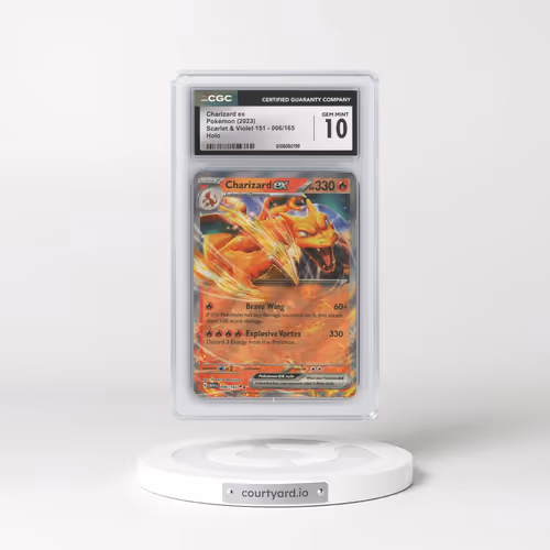 2023 Scarlet & Violet 151 - MEW EN #006/165 Charizard ex - Holo (CGC 10 GEM MINT)