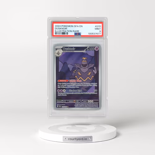 2024 Pokémon Sfa EN-Shrouded Fable #070 Dusknoir - Illustration Rare (PSA 9 MINT)