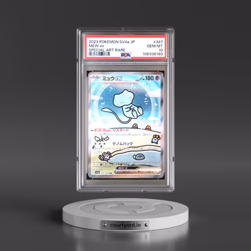 2023 Pokémon Sv4a-Shiny Treasure EX #347 Mew EX - Holo Special Art Rare (PSA 10 GEM MINT)