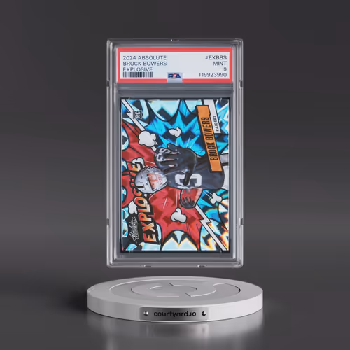 2024 Panini Absolute Explosive #EXBBS Brock Bowers (PSA 9 MINT)