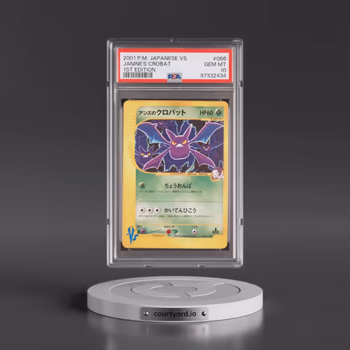 2001 Pokémon VS #066 Janine's Crobat - 1st Edition (PSA 10 GEM MINT)