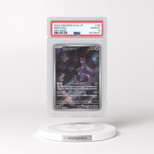 2023 Pokémon Sv2a-Pokemon 151 #183 Mewtwo - Art Rare (PSA 10 GEM MINT)